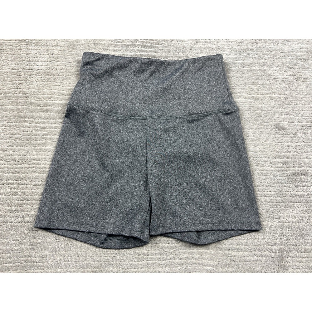 Shosho Athletic Shorts Womens Small Gray Pull On Athleisure Polyester Blend